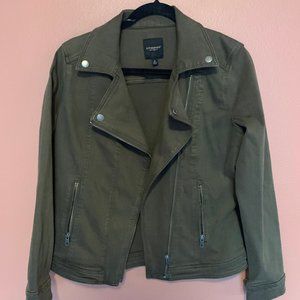 M Liverpool Olive AStretch Denim Jacket